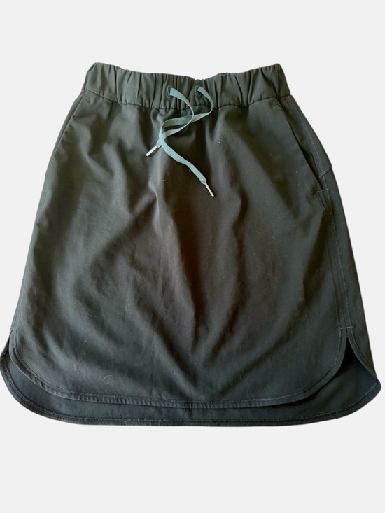 lululemon athletica Dresses & Skirts - Lululemon Black Athletic Skirt Size 4 High Rise Drawstring Golf Performance